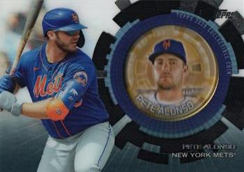 2020 Topps Update - Baseball Coin Cards Relics Black #TBC-PA Pete Alonso Front