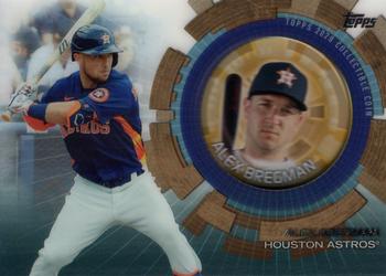2020 Topps Update - Baseball Coin Cards Relics Gold #TBC-AB Alex Bregman Front