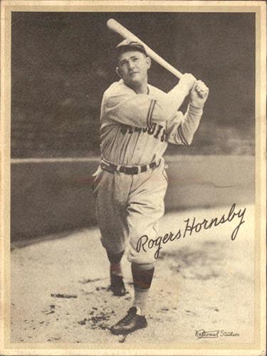 1935 National Chicle Leather Premiums (R311-2) #NNO Rogers Hornsby Front