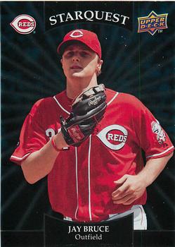 2009 Upper Deck - StarQuest Turquoise Common #SQ-43 Jay Bruce Front