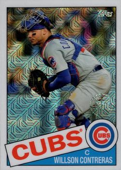 2020 Topps Update - 1985 Topps Baseball 35th Anniversary Chrome Silver Pack #CPC-13 Willson Contreras Front