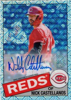 2020 Topps Update - 1985 Topps Baseball 35th Anniversary Chrome Silver Pack Autographs #CPC-12 Nick Castellanos Front