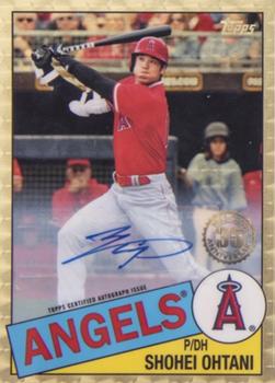 2020 Topps Update - 1985 Topps Baseball 35th Anniversary Chrome Silver Pack Autographs SuperFractor #CPC-7 Shohei Ohtani Front