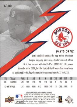 2009 Upper Deck - Stars of the Game #GG-DO David Ortiz Back