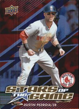 2009 Upper Deck - Stars of the Game #GG-DP Dustin Pedroia Front