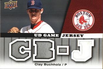 2009 Upper Deck - UD Game Jersey #GJ-CL Clay Buchholz Front