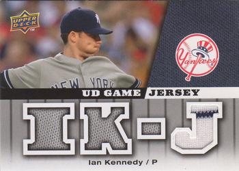 2009 Upper Deck - UD Game Jersey #GJ-IK Ian Kennedy Front