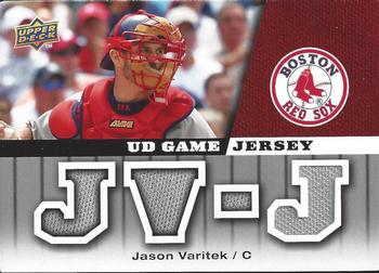 2009 Upper Deck - UD Game Jersey #GJ-JV Jason Varitek Front