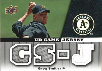 2009 Upper Deck - UD Game Jersey #GJ-SM Greg Smith Front
