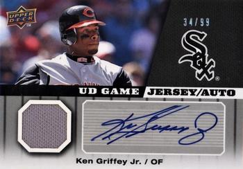 2009 Upper Deck - UD Game Jersey Autographs #GJ-KG Ken Griffey Jr. Front