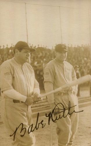 1934 Tour of Japan Babe Ruth Bromides (JBR 72) #NNO Babe Ruth Front