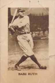 1929 Star Player Candy #21 Babe Ruth Front