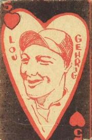 1929 Universal Toy and Novelty Strip #NNO Lou Gehrig Front