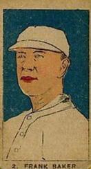 1921 Strip Cards (W9316) #2 Home Run Baker Front