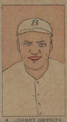 1921 Strip Cards (W9316) #4 Tommy Griffith Front