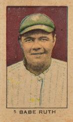 1921 Strip Cards (W521) #5 Babe Ruth Front