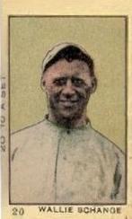 1921 Strip Cards (W521) #20 Wally Schang Front