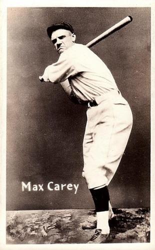 1933 Worch Cigar #NNO Max Carey Front
