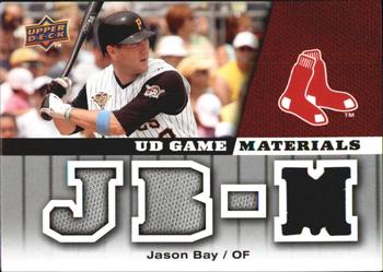 2009 Upper Deck - UD Game Materials #GM-JB Jason Bay Front