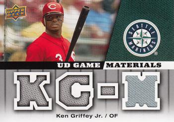 2009 Upper Deck - UD Game Materials #GM-KJ Ken Griffey Jr. Front