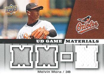 2009 Upper Deck - UD Game Materials #GM-MM Melvin Mora Front