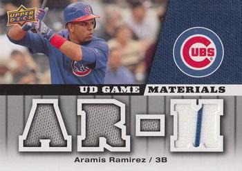 2009 Upper Deck - UD Game Materials #GM-RA Aramis Ramirez Front