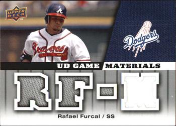 2009 Upper Deck - UD Game Materials #GM-RF Rafael Furcal Front