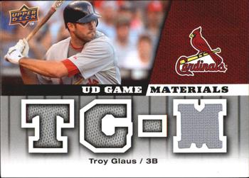 2009 Upper Deck - UD Game Materials #GM-TG Troy Glaus Front