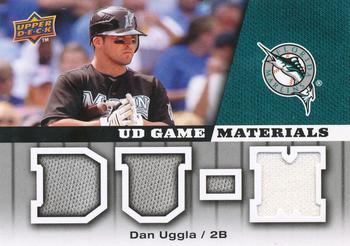 2009 Upper Deck - UD Game Materials #GM-UG Dan Uggla Front