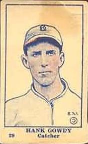 1920-21 W516-2-1 #29 Hank Gowdy Front