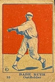 1920-21 W516-2-3 #10 Babe Ruth Front