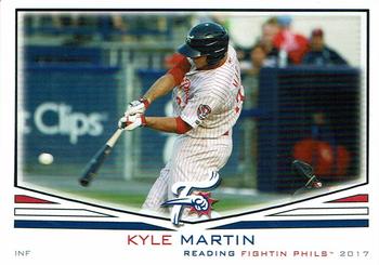 2017 Grandstand Reading Fightin Phils #NNO Kyle Martin Front