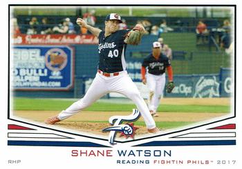 2017 Grandstand Reading Fightin Phils #NNO Shane Watson Front