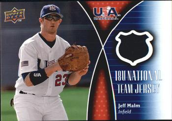 2009 Upper Deck - USA 18U National Team Jersey #18U-JM Jeff Malm Front
