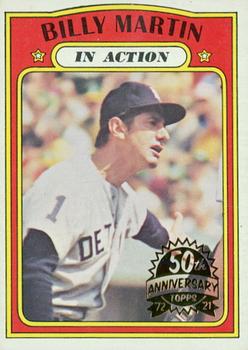 2021 Topps Heritage - 50th Anniversary Buybacks #34 Billy Martin Front