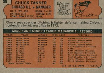 2021 Topps Heritage - 50th Anniversary Buybacks #98 Chuck Tanner Back