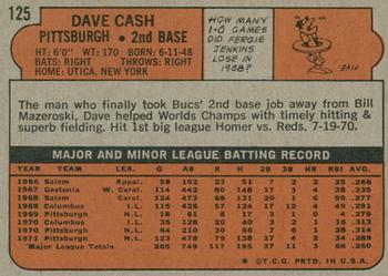 2021 Topps Heritage - 50th Anniversary Buybacks #125 Dave Cash Back