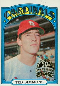 2021 Topps Heritage - 50th Anniversary Buybacks #154 Ted Simmons Front