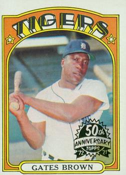 2021 Topps Heritage - 50th Anniversary Buybacks #187 Gates Brown Front