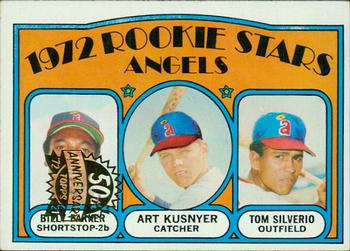 2021 Topps Heritage - 50th Anniversary Buybacks #213 1972 Rookie Stars Angels - Parker / Kusnyer / Silverio Front