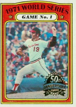 2021 Topps Heritage - 50th Anniversary Buybacks #223 1971 World Series Game No. 1 Front