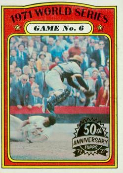 2021 Topps Heritage - 50th Anniversary Buybacks #228 1971 World Series Game No. 6 Front