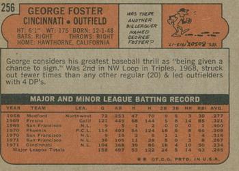 2021 Topps Heritage - 50th Anniversary Buybacks #256 George Foster Back