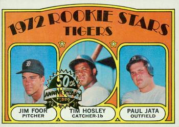 2021 Topps Heritage - 50th Anniversary Buybacks #257 1972 Rookie Stars Tigers - Foor / Hosley / Jata Front