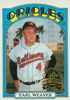 2021 Topps Heritage - 50th Anniversary Buybacks #323 Earl Weaver Front
