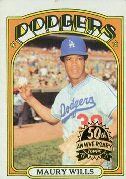 2021 Topps Heritage - 50th Anniversary Buybacks #437 Maury Wills Front