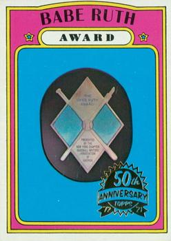 2021 Topps Heritage - 50th Anniversary Buybacks #626 Babe Ruth Award Front