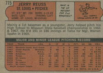 2021 Topps Heritage - 50th Anniversary Buybacks #775 Jerry Reuss Back