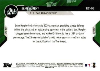 2020 Topps Now Rookie Cup #RC-02 Sean Murphy Back