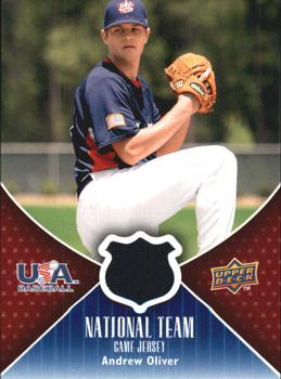 2009 Upper Deck - USA National Team Jerseys #USA-AO Andrew Oliver Front